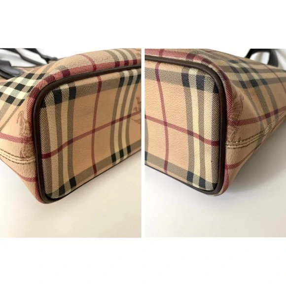 LAST CHANCE SALE!AUTHENTIC Burberry Classic Regent Leather Tote Bag Haymarket - Picture 11 of 16